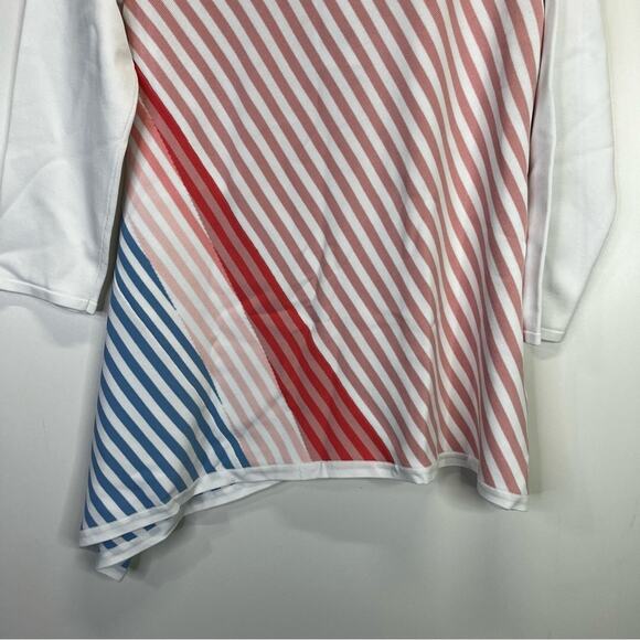 Carlisle Asymmetrical Striped Knit top multicolor - L - Picture 8 of 11